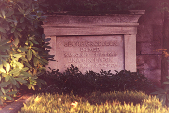 Georg Groddeck, Baden-Baden municipal graveyard