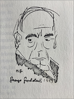 George Groddeck. Drawing by Martin Grotjahn, 1927