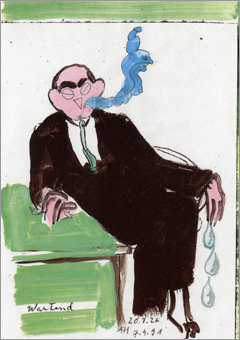 Georg Groddeck, Caricature